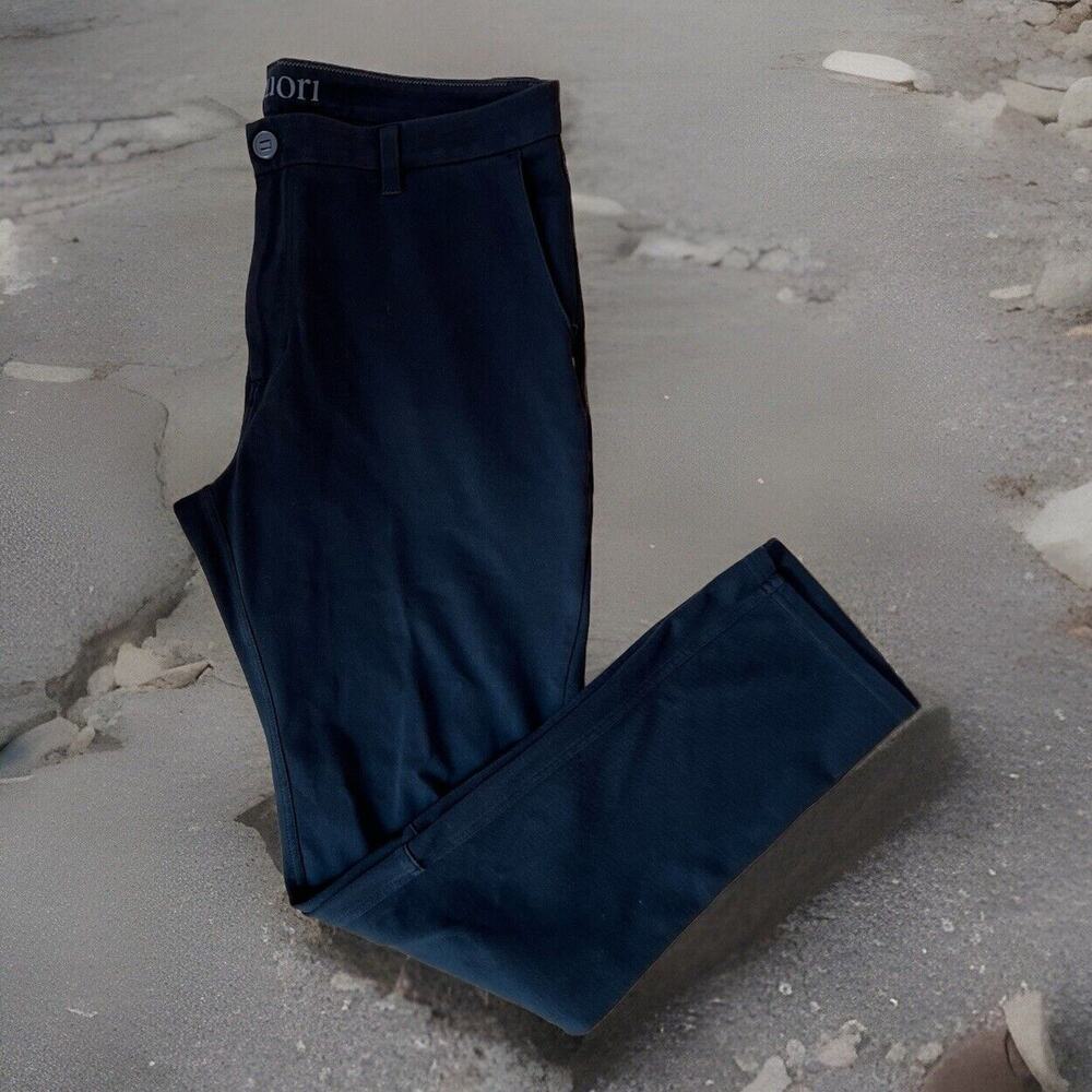 Vuori Everything Chino Pants 36 Black Lightweight Athleisure Workwear Comfy